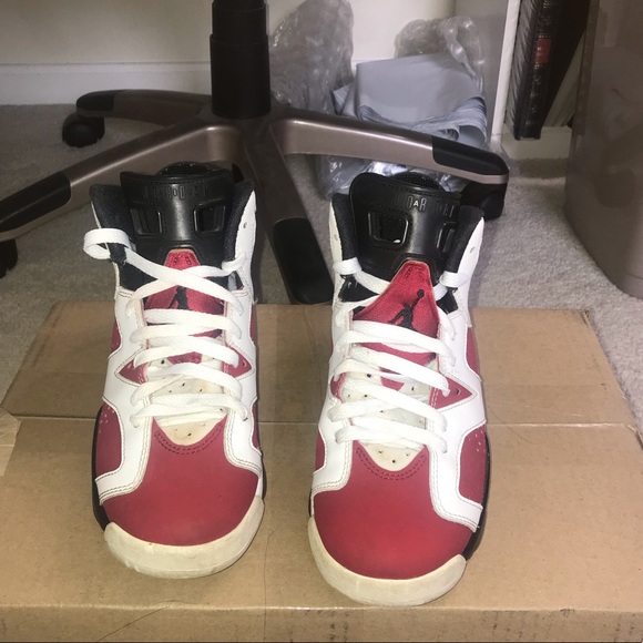 Jordan Retro 6 Carmine (size 5Y) 2014 - Picture 2 of 4